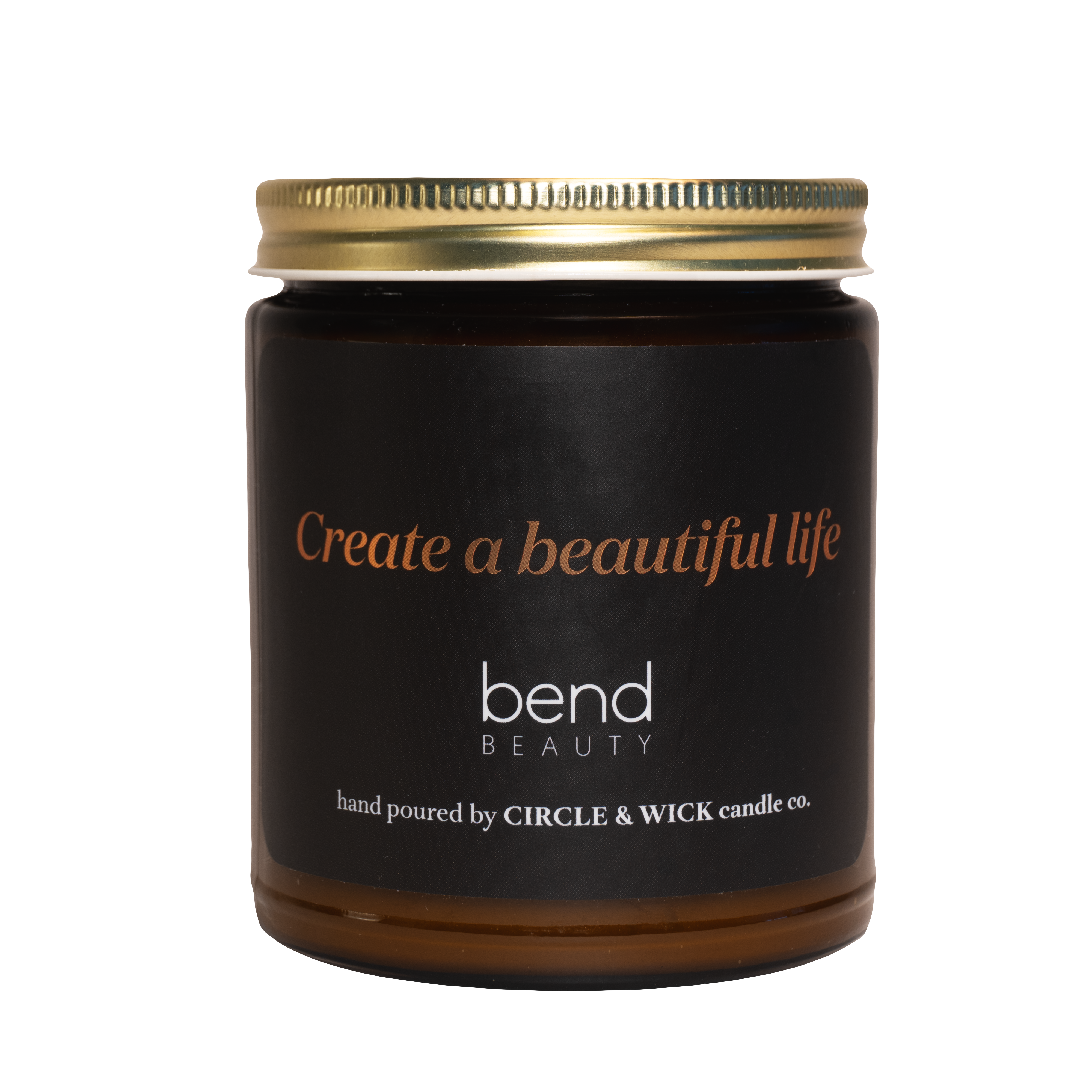 Front view of the Orange Clove candle