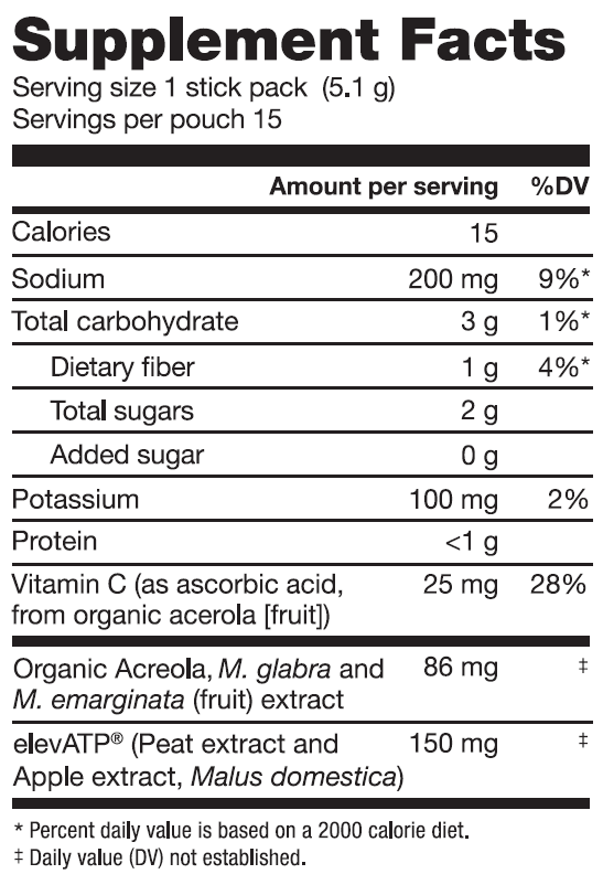 HYDRATE + TONE Electrolyte Powder for Muscle Tone & Cellular Energy