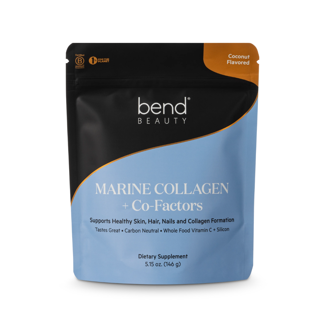 Collagen peptide front of pouch