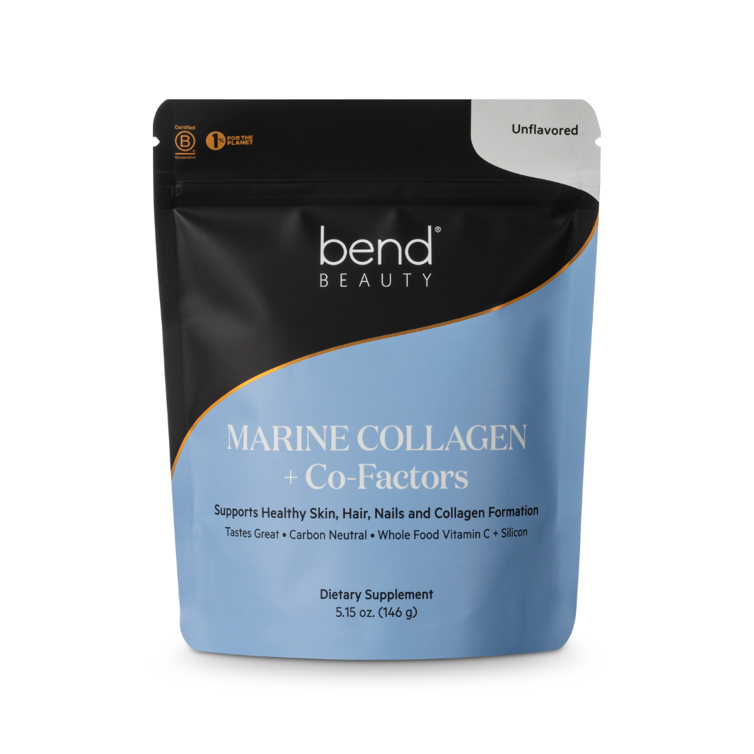 front of collagen peptide pouch