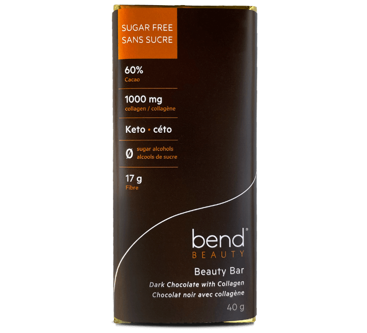 THE BEAUTY BAR: SUGAR FREE CHOCOLATE WITH MARINE COLLAGEN